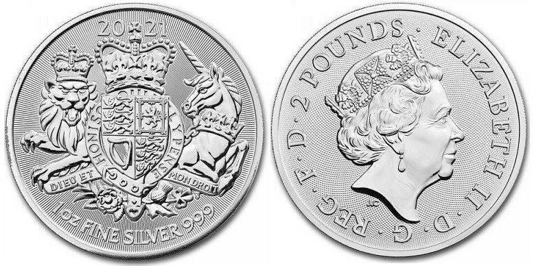 1 Oz AR
Royal Arms, 2021
31,10 g