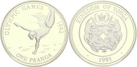 1 Pa'anga AR
Tonga, Olympic Games
40 mm, 31,39 g