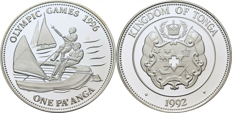 1 Pa'anga AR
Tonga, Olympic Games
40 mm, 31,39 g