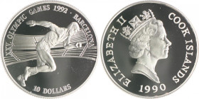 10 Dollars AR
Cook Islands, Olympis Games, Barcelona 1992
10 g