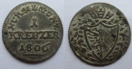 1 Kreuzer AR
Nürnberg 1806