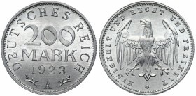 200 Mark AL
Deutsches Reichs, 1923 A