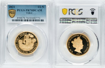 Elizabeth II gold Proof 1/2 Noble (1/2 oz) 2021 PR70 Deep Cameo PCGS, Commonwealth mint, KM-Unl. Mintage: 499. HID09801242017 © 2022 Heritage Auctions...