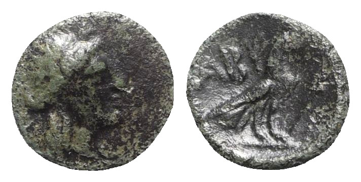 Troas, Abydos, c. 320-200 BC. Æ (10mm, 0.97g, 12h). Laureate head of Apollo r. R...