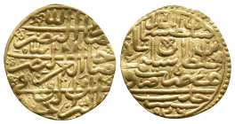 OTTOMAN EMPIRE. SULEYMAN I KANUNI (1520-1566 AD / 926-974 AH). AV Sultani. 926 AH Dated. Haleb mint.
Obv: Daribun nadri sahib-ul-izzi ven-nasri fil-be...