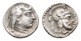 CILICIA. Tarsos. Tarkumuwa (Datames) (Satrap of Cilicia and Cappadocia, 384-361/0 BC). Obol.
Obv: Draped bust of female (Aphrodite?) right, wearing t...