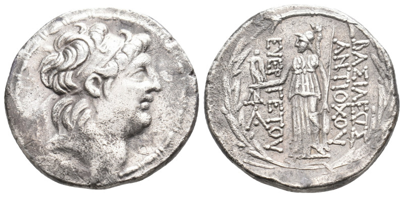 SELEUKID KINGDOM. Antiochos VII Euergetes (Sidetes) (138-129 BC). AR Tetradrachm...