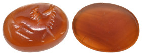 ANCIENT ROMAN GEM STONE (1ST-4TH CENTURY AD.)
Weight : 2.32 g
Diameter: 18.2 mm
Condition : See picture. No return.