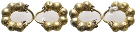 ANCIENT GREEK TWO (2) GOLD EARRING (CIRCA 3RD-1ST BC.)
Condition: See picture. No return
Weight: 5.31 g. in total.