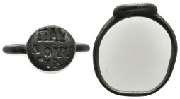 ANCIENT BYZANTINE SILVER RING (CIRCA 11TH-14TH AD)
Condition : See picture. No return
Weight : 3.63 g.