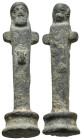 ANCIENT ROMAN BRONZE FIGURINE (1ST-5TH CENTURY AD)
Condition : See picture. No return.
Weight : 17.87 g
Diameter: 48.1 mm