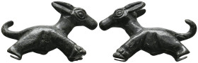 ANCIENT ROMAN BRONZE GOAT FIGURINE (1ST-3RD CENTURY AD.)
Condition : See picture. No return.
Weight : 38.83 g
Diameter: 51.1 mm
