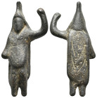 ANCIENT ROMAN BRONZE FIGURINE (1ST-3RD CENTURY AD.)
Condition : See picture. No return.
Weight : 49.05 g
Diameter: 70 mm