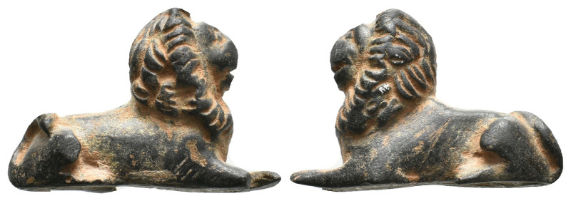 ANCIENT ROMAN BRONZE LION FIGURINE (1ST-5TH CENTURY AD)
Condition : See picture...