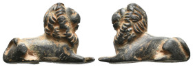 ANCIENT ROMAN BRONZE LION FIGURINE (1ST-5TH CENTURY AD)
Condition : See picture. No return.
Weight : 51.33 g
Diameter: 44.7 mm