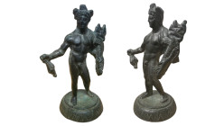 ANCIENT ROMAN BRONZE FIGURINE (1ST-5TH CENTURY AD)
Mercury
Condition : See picture. No return.
Weight : 149.68 g
Diameter: 183 mm