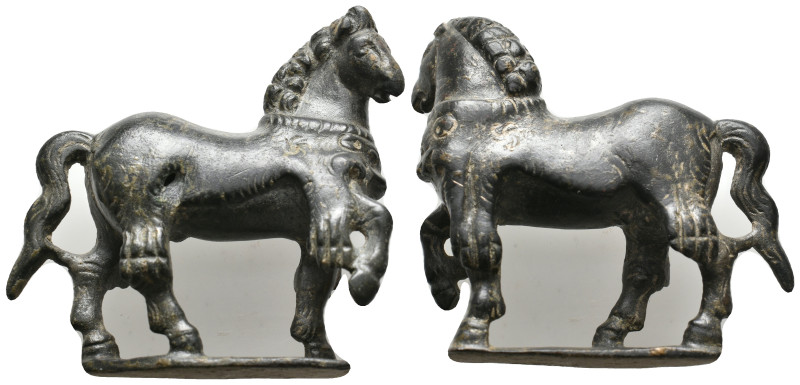 ANCIENT ROMAN BRONZE HORSE FIGURINE (1ST-5TH CENTURY AD)
Condition : See picture...