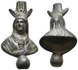 ANCIENT ROMAN BRONZE FIGURINE (1ST-5TH CENTURY AD)
Condition : See picture. No return.
Weight : 37.03 g.
Diameter: 56.3 mm.