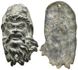 ANCIENT ROMAN BRONZE APPLIQUE (1ST-3RD CENTURY AD)
Condition : See picture. No return.
Weight : 183 g
Diameter: 92.4 mm