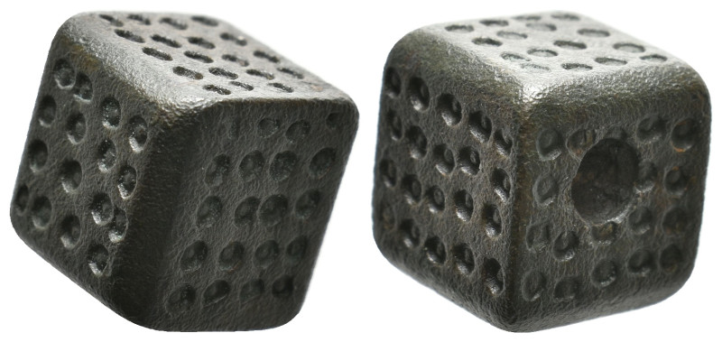 ANCIENT ROMAN BRONZE DICE? (1ST-3RD CENTURY AD)
Condition : See picture. No ret...
