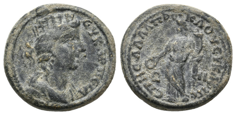 PHRYGIA. Hadrianopolis-Sebaste. Caracalla AD 198-217. AE.
Obv: ΠEIE ANTΩN
Radi...
