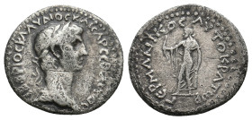 KOINON OF LYCIA, Claudius AD 41-54. AR Drachm.
Obv: TIBEΡIOC KΛAYΔIOC KAICAΡ CEBACTOC
Laureate head right.
Rev: ΓΕΡMANIKOC AYTOKΡATΩΡ
Apollo walki...