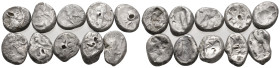 10 GREEK SILVER COIN LOT (28)
See picture.No return.
