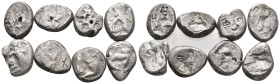 8 GREEK SILVER COIN LOT (29)
See picture.No return.