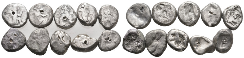 10 GREEK SILVER COIN LOT (27)
See picture.No return.