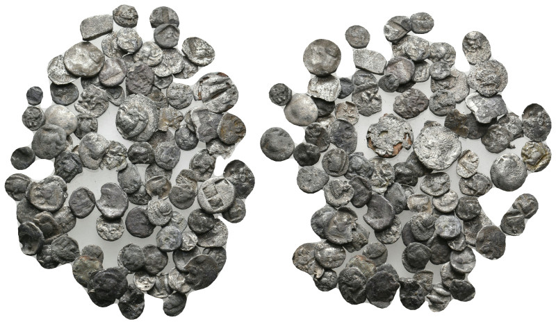 91 GREEK SILVER COIN LOT (54)
See picture.No return.