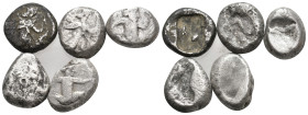 5 GREEK SILVER COIN LOT (12)
See picture.No return.