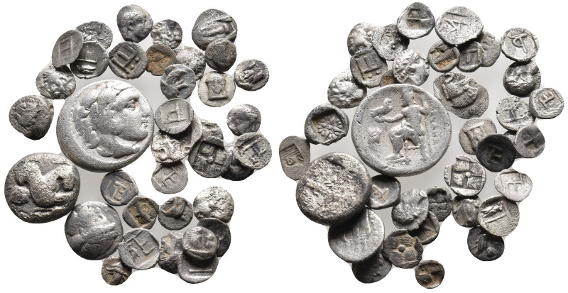 37 GREEK SILVER COIN LOT (94)
See picture.No return.