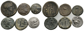 6 GREEK COIN LOT (5)
See picture.No return.
