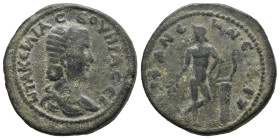 CILICIA, Epiphaneia. Otacilia Severa AD 244. Dated local year 311.
Obv: ΩΤΑΚƐΙΛΙΑ ϹƐΟΥΗΡΑ ϹƐΒ
Draped bust right.
Rev: ƐΠΙΦΑΝƐWΝ ƐΤ ΑΙΤ
Apollo stan...