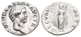 OTHO, 69 AD. AR, Denarius.
Obv: IMP OTHO CAESAR AVG TR P 
Bare head of Otho right.
Rev: SECVRI – TAS P R
Securitas, draped, standing left holding wrea...