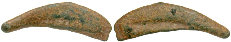"Skythia, Olbia. Ca. 525-350 B.C. AE cast dolphin (27.7 mm, 1.71 g). Anokhin 154...