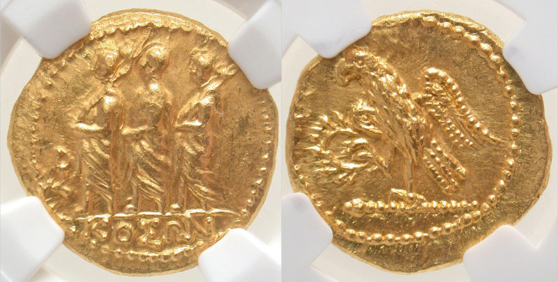 "Pamphylia, Geto-Dacians. Koson. Mid 1st century B.C. AV stater (8.43 g, 11 h). ...