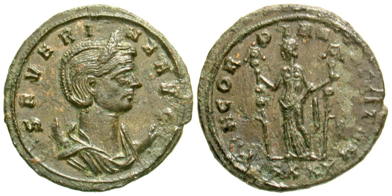 "Severina. Augusta, A.D. 270-275. AE antoninianus (22.4 mm, 3.61 g, 5 h). Ticinu...