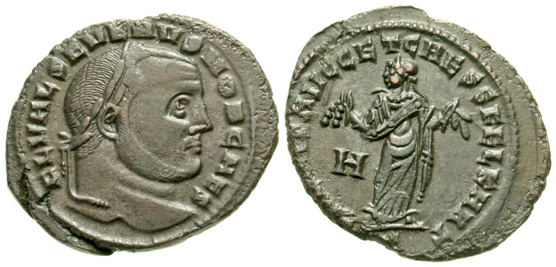 "Severus II. As Caesar, A.D. 305-306. AE follis (29.5 mm, 9.53 g, 6 h). Carthage...