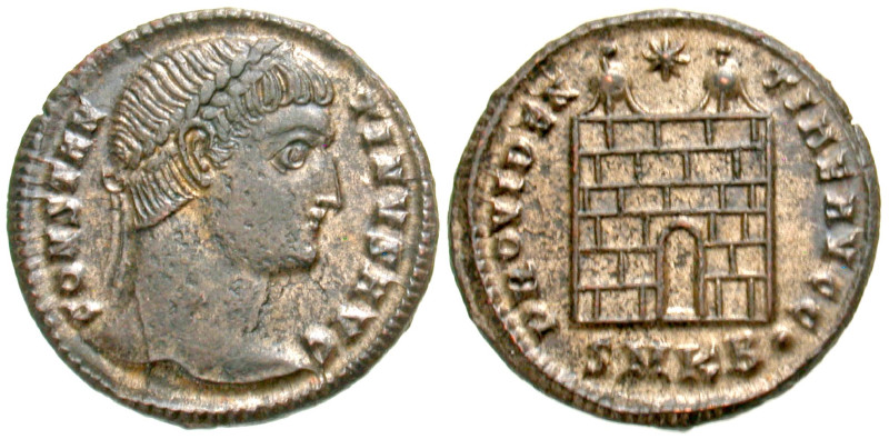 "Constantine I. A.D. 307/10-337. AE 3 (19.8 mm, 3.13 g, 12 h). Cyzicus mint, str...