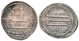 "Abbasid Caliphate. al-Rashid. AH 170-193/ AD 786-809. AR dirham (22.3 mm, 2.88 g, 9 h). al-Muhammadiya mint, AH 193. Album 219.2. gVF. "