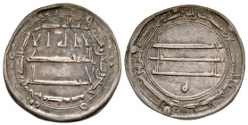 "Abbasid Caliphate. al-Rashid. AH 170-193/ AD 786-809. AR dirham (22.8 mm, 2.91 g, 9 h). al-Muhammadiya mint, AH 191. Album 219.2. gVF. "