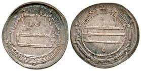 "Abbasid Caliphate. al-Rashid. AH 170-193/ AD 786-809. AR dirham (24.3 mm, 2.92 g, 9 h). al-Muhammadiya mint, AH 189. Album 219.2. EF. "