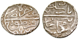 "Ottomans. Bayezid II. AH 886-918/ AD 1481-1512. AR akce (11.4 mm, .76 g). Kratova mint, AH 886. Album 1312. VF. "