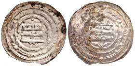 "Volga-Bulgars. Imitating a Samanid type of Nasr II b. Ahmad. ca. AH 301-331/ AD 914-943. AR dirham (32.2 mm, 1.67 g, 12 h). Volga-Bulgarian imitation...