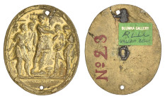 Valerio Belli (c.1468-1546), The Continence of Scipio, bronze-gilt plaquette, the story of Scipio Africanus returning the female prisoner to her fianc...