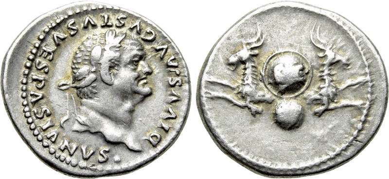 DIVUS VESPASIAN (Died 79). Denarius. Rome. 

Obv: DIVVS AVGVSTVS VESPASIANVS. ...