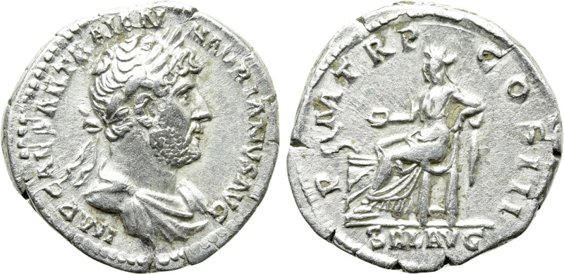 HADRIAN (117-138). Denarius. Rome. 

Obv: IMP CAESAR TRAIAN HADRIANVS AVG. 
L...