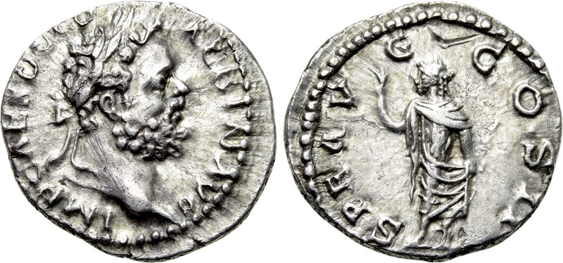 CLODIUS ALBINUS (195-197). Denarius. Lugdunum. 

Obv: IMP CAES D CLO ALBIN AVG...