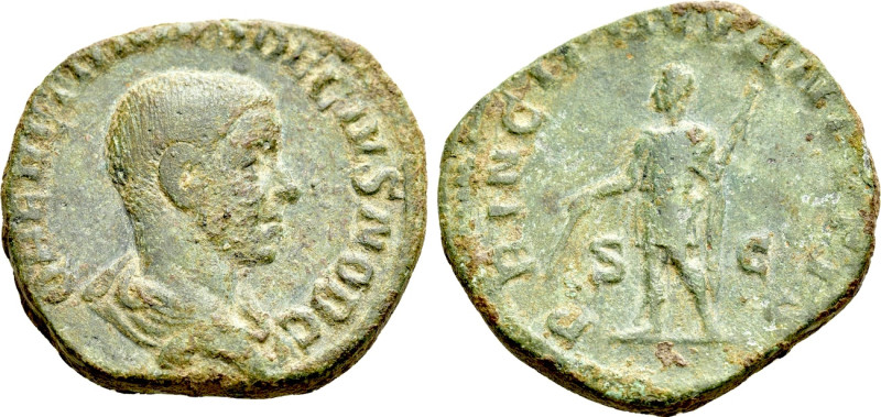 HERENNIUS ETRUSCUS (250-251). Sestertius. Rome.

Obv: Q HER ETR MES DECIVS NOB...